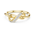 Elowen Twist Diamond Ring