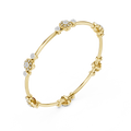 Celestine Floral Link Diamond Bracelet