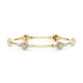 Celestine Floral Link Diamond Bracelet