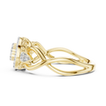Seravelle Floral Twist Diamond Ring