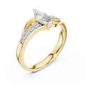 Aurelia Marquise Color Stone Diamond Ring
