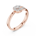 Aurelia Pavé Round Diamond Ring