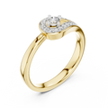 Aurelia Pavé Round Diamond Ring