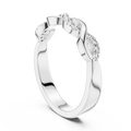 Aurevienne Twisted U-Cut Diamond Ring