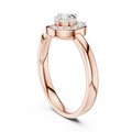 Avelisse Halo Round Diamond Ring