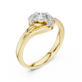 Avelisse Halo Round Diamond Ring