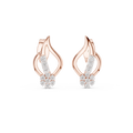 Virellienne Flame Teardrop Diamond Earrings