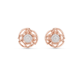 Calivienne Geometric Halo Diamond Earrings