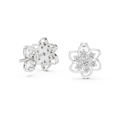 Seravienne Floral Cluster Diamond Earrings
