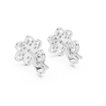 Seravienne Floral Cluster Diamond Earrings
