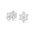 Virellienne Bloom Cluster Diamond Earrings