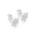 Virellienne Bloom Cluster Diamond Earrings