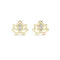 Lysavienne Marquise Floral Diamond Earrings