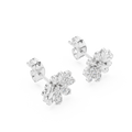 Lysavienne Floral Burst Diamond Earrings