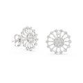 Aurevielle Radiant Circle Diamond Earrings