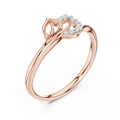 Avelisse Curved Bloom Diamond Ring