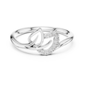 Avelisse Curved Bloom Diamond Ring