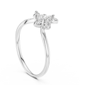 Aurelia Petal Twist Diamond Ring