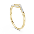 Elowen Spiral Curve Diamond Ring