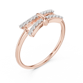 Celestia Twin-Row Diamond Band
