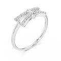 Celestia Twin-Row Diamond Band