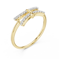 Celestia Twin-Row Diamond Band