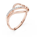Seravelle Interwoven Diamond Ring