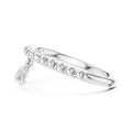Aurelia Beaded Curve Diamond Ring