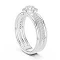 Celestienne Round Cluster Pavé Diamond Ring