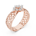 Averienne Woven Pavé Diamond Ring