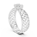 Averienne Woven Pavé Diamond Ring