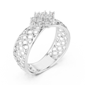 Averienne Woven Pavé Diamond Ring
