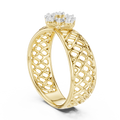 Averienne Woven Pavé Diamond Ring