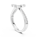 Virellienne Floral Twist Diamond Ring