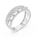 Seravienne Lattice U-Cut Diamond Ring