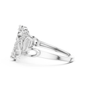 Virelliane Floral Cluster Diamond Ring