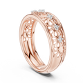 Lysavelle Floral Lattice Diamond Ring