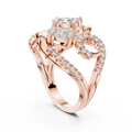 Rosavienne Triple Cluster Diamond Ring