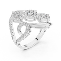 Rosavienne Triple Cluster Diamond Ring