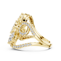 Rosavienne Triple Cluster Diamond Ring