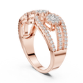 Celestienne Double Oval Cluster Diamond Ring