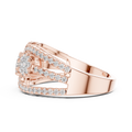 Celestienne Double Oval Cluster Diamond Ring