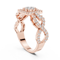 Cyravienne Infinity Cluster Pavé Diamond Ring