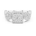 Cyravienne Infinity Cluster Pavé Diamond Ring