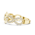 Cyravienne Infinity Cluster Pavé Diamond Ring