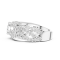 Celestienne Pavé Halo Diamond Ring