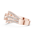 Avelisse Flowing Pavé Diamond Ring