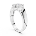 Aurevienne Radiant Cluster Diamond Ring