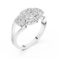 Aurevienne Triple Bloom Diamond Ring