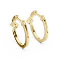 Luneth 2.50 × 1.25 mm Baguette Diamond Earrings